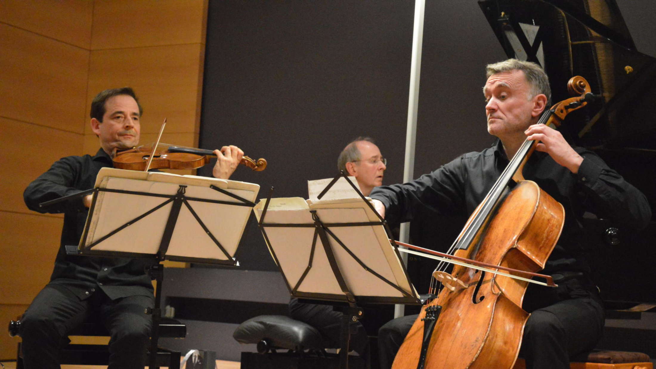 Hingebungsvoll bis zur Beethoven-Zugabe: das Trio Jean Paul. © Sascha Jouini